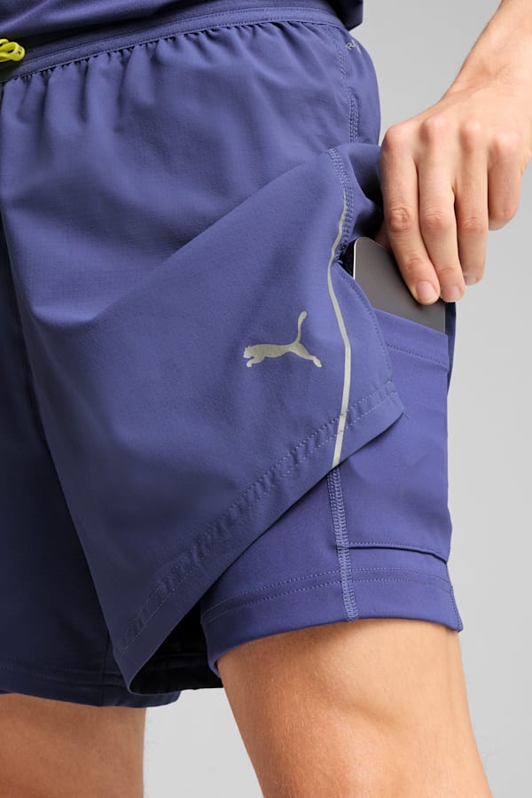 ULTRAWEAVE 2-in-1 5" Running Shorts Men, Blue Crystal, extralarge